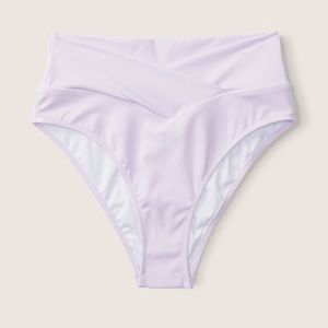 VICTORIA SECRET PINK V CROSSOVER HIGH-WAIST BIKINI BOTTOM- NWT